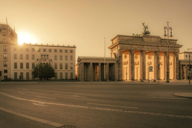 istock Brandenburg Gate  in the morning -  Berlin, Germany 1249211244