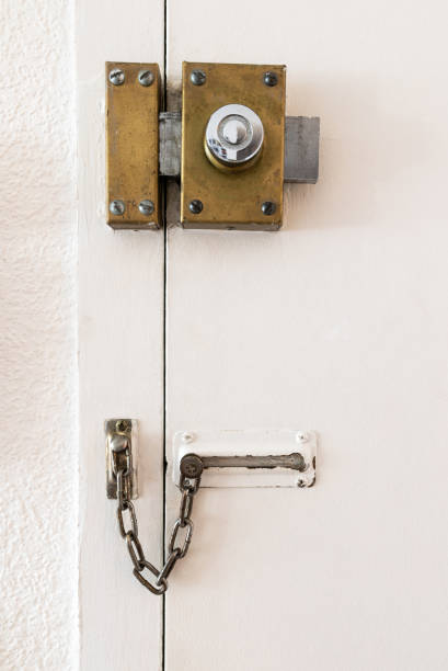 istock Door lock and home protection 1249211320