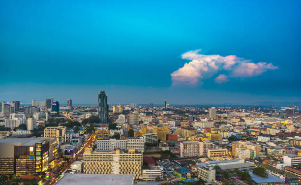 istock Spectacular sunset on Pattaya in Thailand 1249226707