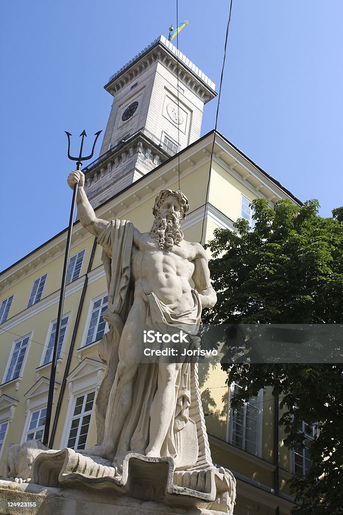 Neptune de Lviv - Foto de stock de Leópolis libre de derechos