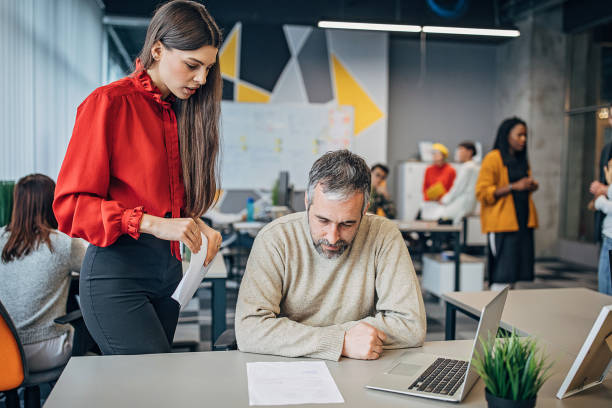 istock Business people working together in modern office 1249235050