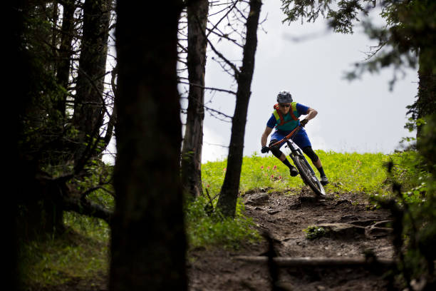 istock Enduro Mountain Bike Rider 1249236585