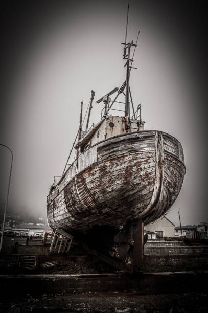 istock Old Icelandic Fishing boat 1249248973