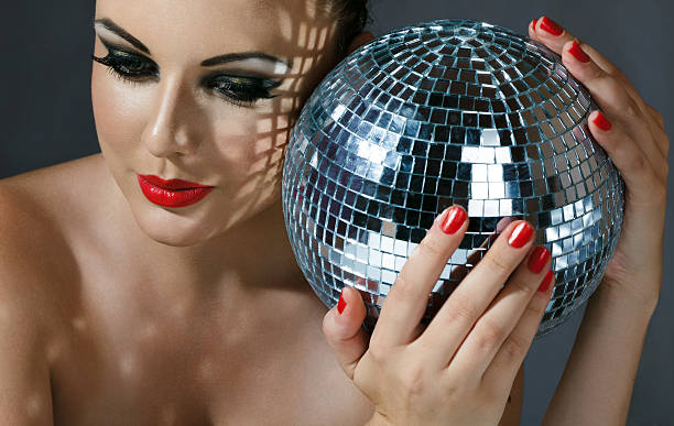 istock Young woman with fashionable makeup 124925224