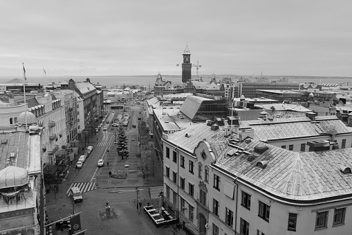 Street view in the City of Helsingborg