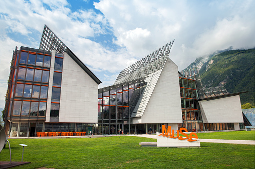 Trento, Italy - JUN 11, 2018: MUSE – Science Museum ,Trentino-Alto Adige, Italy