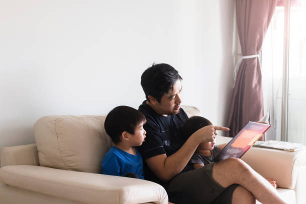 istock Dad takes time to read aloud to sons 1249260108