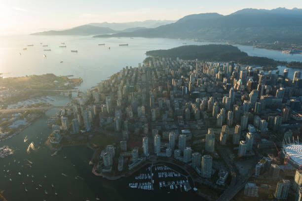 istock Aerial view of Vancouver in summer 1249287339