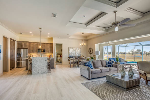 istock Central part of home with open floorplan 1249289157
