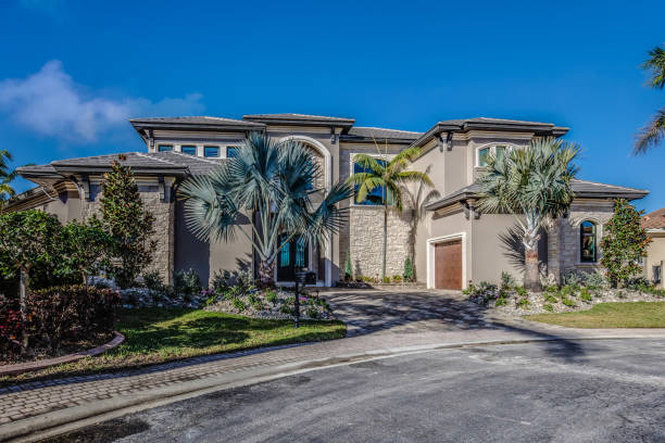 istock Large two story spanish style home 1249289902