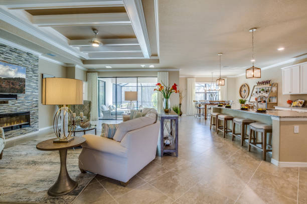 istock Central area of open layout floor plan 1249290468