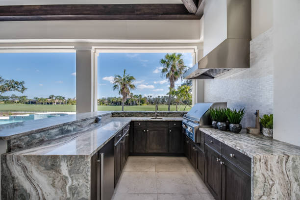 istock Outdoor dining and cooking area 1249292319