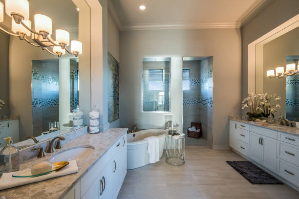 istock Private master bathroom suite in Florida 1249292352