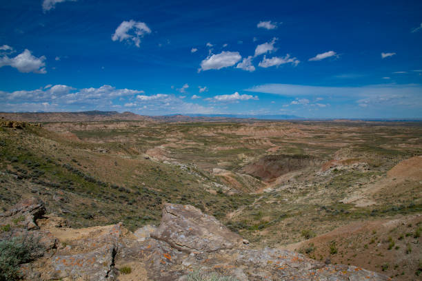 Bad lands of Wyoming