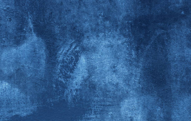 istock Beautiful Abstract Grunge Decorative Navy Blue Dark Stucco Wall Background. Art Rough Stylized Texture Banner With Space For Text 1249293050