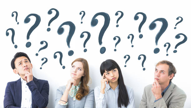 istock Group of people having questions. 1249306228