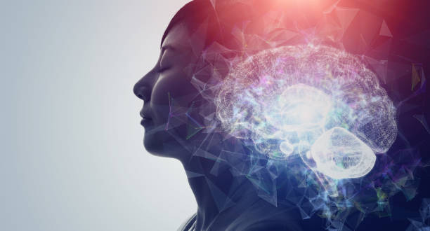 ki-konzept (artificial intelligence). deep learning. achtsamkeit. psychologie. - hypnose stock-fotos und bilder