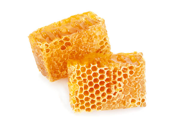 istock Yellow Honeycomb slice closeup 1249329755