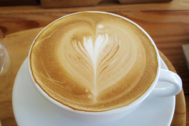 istock Latte art on a cup of coffee 1249329768