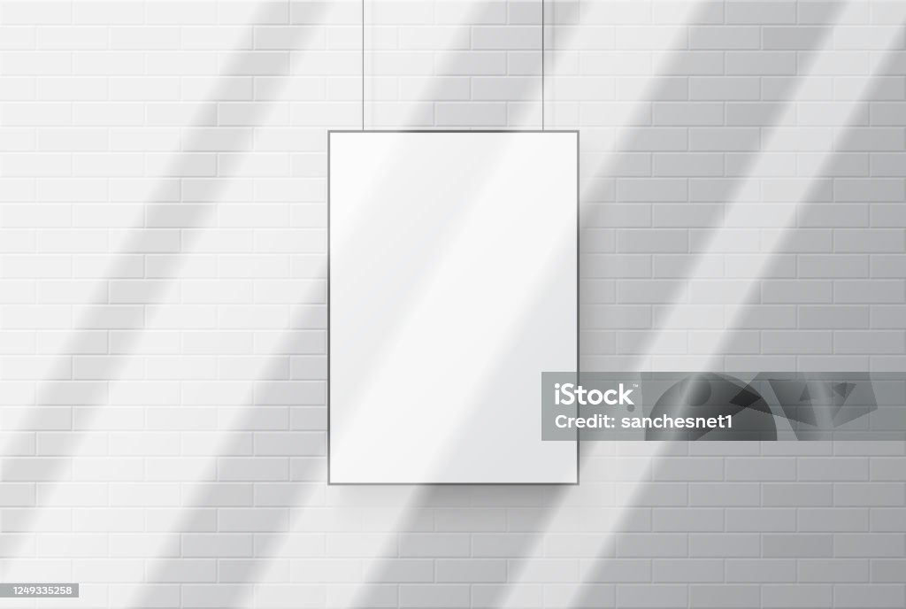 Posters Using Shadow Poster With Shadow 2 Stock Illustration - Download Image Now - Abstract ...