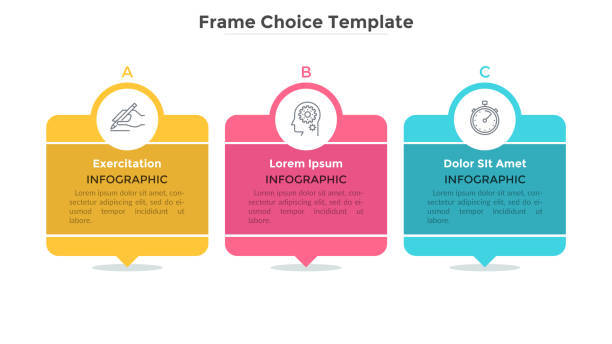 moderne infografik-vorlage - web page design infographic vector stock-grafiken, -clipart, -cartoons und -symbole