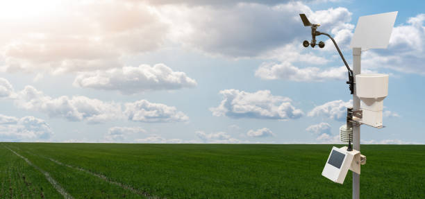 istock Weather station in a wheat field 1249335662