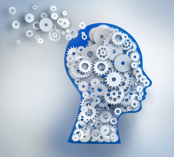 istock Head with Gears and Wheels Concept 1249342615