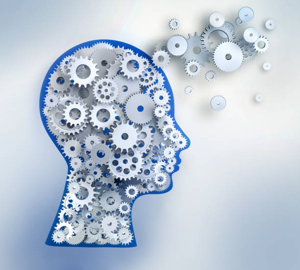 istock Head with Gears and Wheels Concept 1249342621