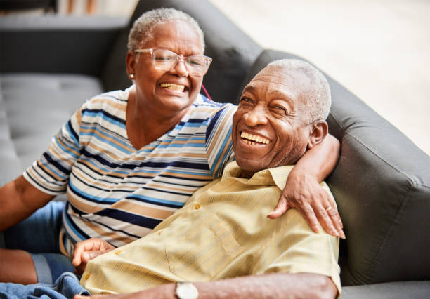 istock Seniors enjoying together at home 1249349266