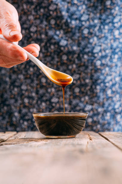 istock Mulberry Molasses in Glass Bowl 1249350838