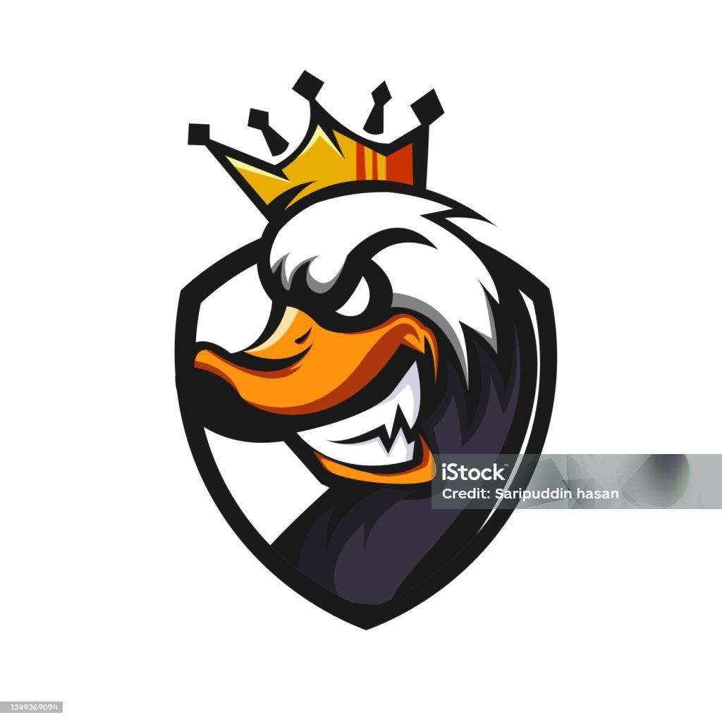 King Of Animal Mascot Logo Stock Illustration - Download Image Now - Crown  - Headwear, King - Royal Person, Logo - iStock