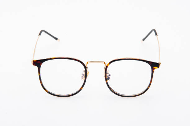 istock Fashion sunglasses black frames on white background. 1249370054