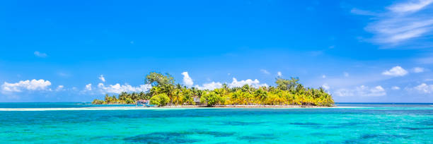 istock Belize, a tropical paradise in Central America. Web banner panoramic view. 1249373626