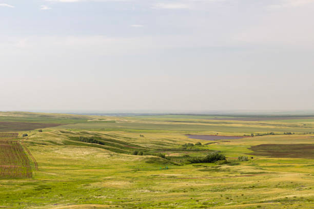 istock twilight in the steppe open look at the day light 1249375844