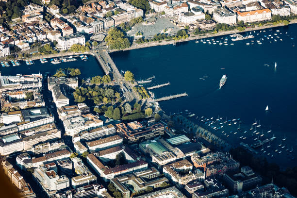 istock Lake Zurich Aerial View 1249377135
