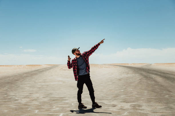 istock Alone man at Salar de Uyuni, Bolivia 1249377422