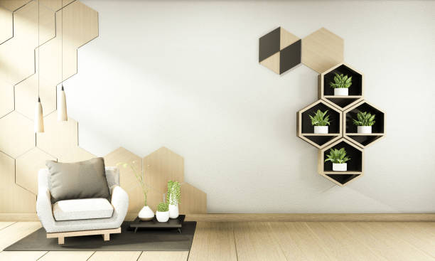 istock interior mock up Chinese style Room interior. 3D rendering 1249382761