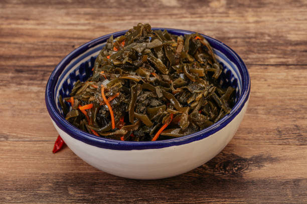 istock Seaweed cabbage with carrot and sesame 1249383800