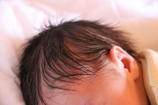 Baby - Human Age, Newborn, Hair, New Life, sleeping