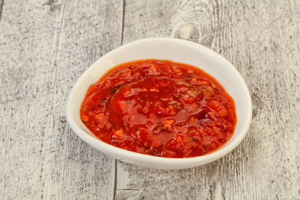 istock Tomato spicy sauce in the bowl 1249386826