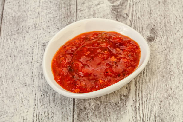 istock Tomato spicy sauce in the bowl 1249387563