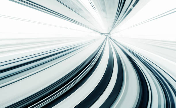 istock Motion blur of train 1249388387