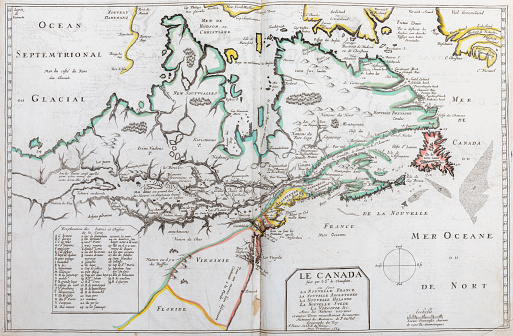 Old map of the south east asia, once called Siam. Including Thailand, Myanmar, Laos, Vietnam, Cambodia and a part of Yunnan region in China, Bangladesh and India.