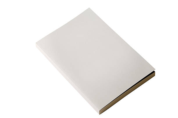 istock Isolated shot of closed blank book on white background 124939283