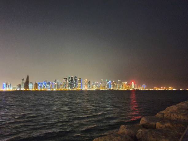 istock Doha city at night. 1249397383
