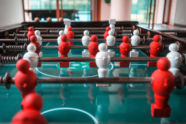 istock Table football, also called foosball and sometimes table soccer 1249398598