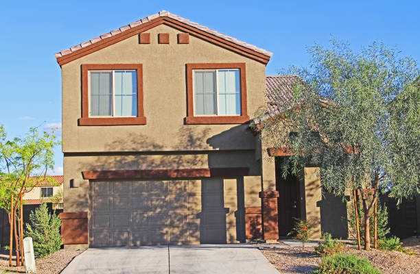 istock Two-story Stucco Home in Tucson, Arizona 1249408826