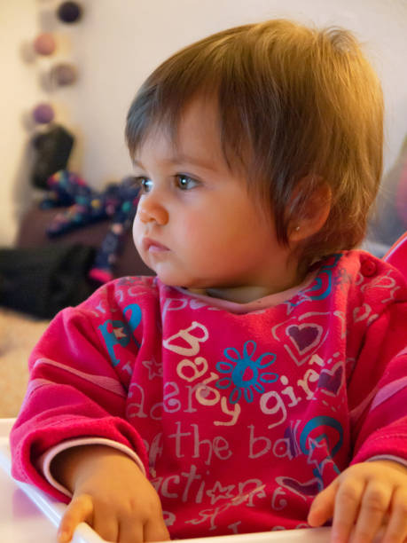 istock Cute little baby portrait 1249414338