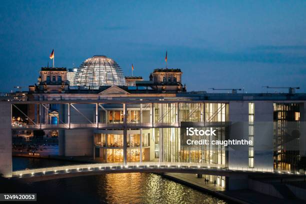 Berlin Germany May 2020 The Reichstag In Berlin Germany Stock Photo - Download Image Now