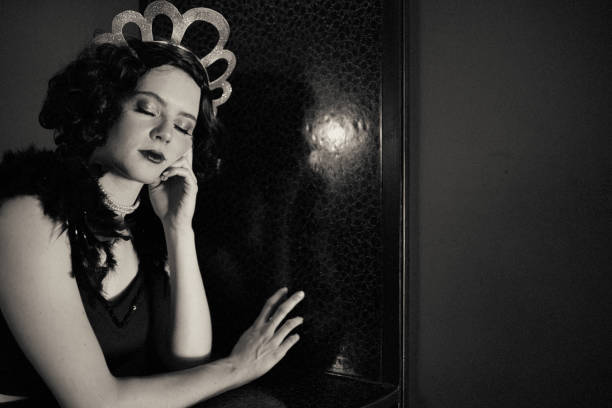 istock The sleeping Snow White in the nightclub 1249422525